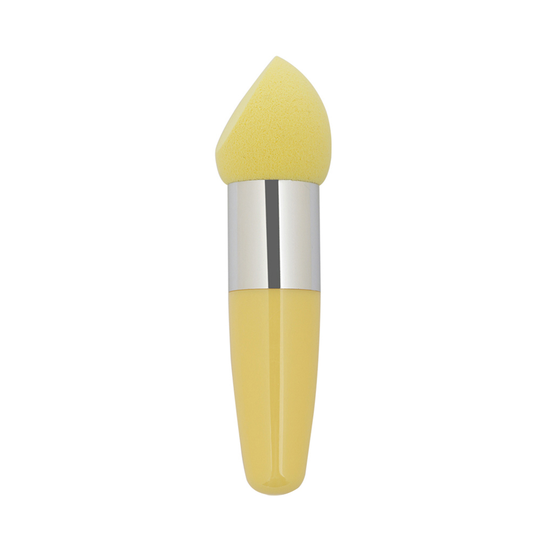 Foundation Makeup Sponge Blender Cosmetic Water Drop Shape Puff Sponge Brush - yellow