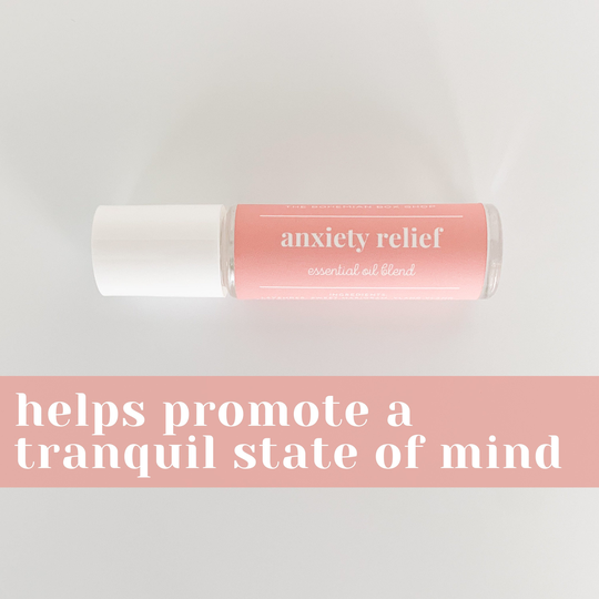 Anxiety Relief Essential Oil Blend Roller Bottle/Aromatherapy For Sleep Support Calming