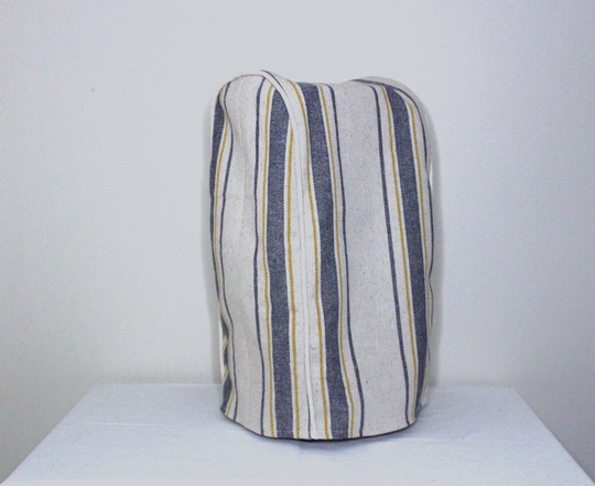 Blue & Gold Feedsack Blender Cover
