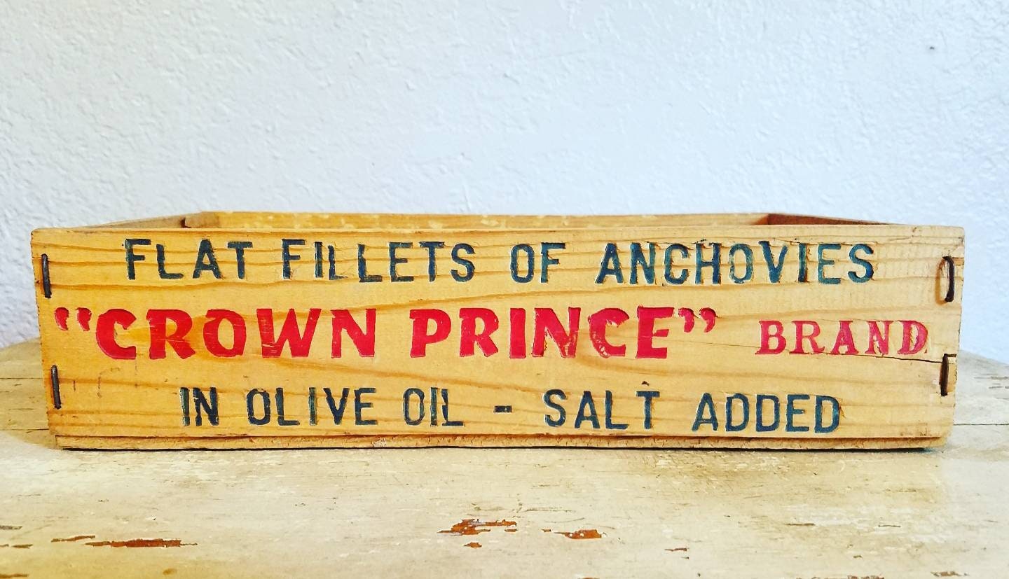 Los Angeles California Anchovie Crate