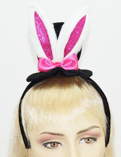Mini Mad Hatter Top Hat Headband Costume