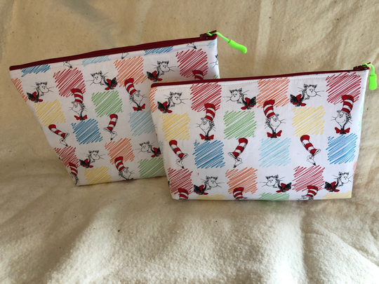 Whimsical Dr Seuss Bags Set Of 2