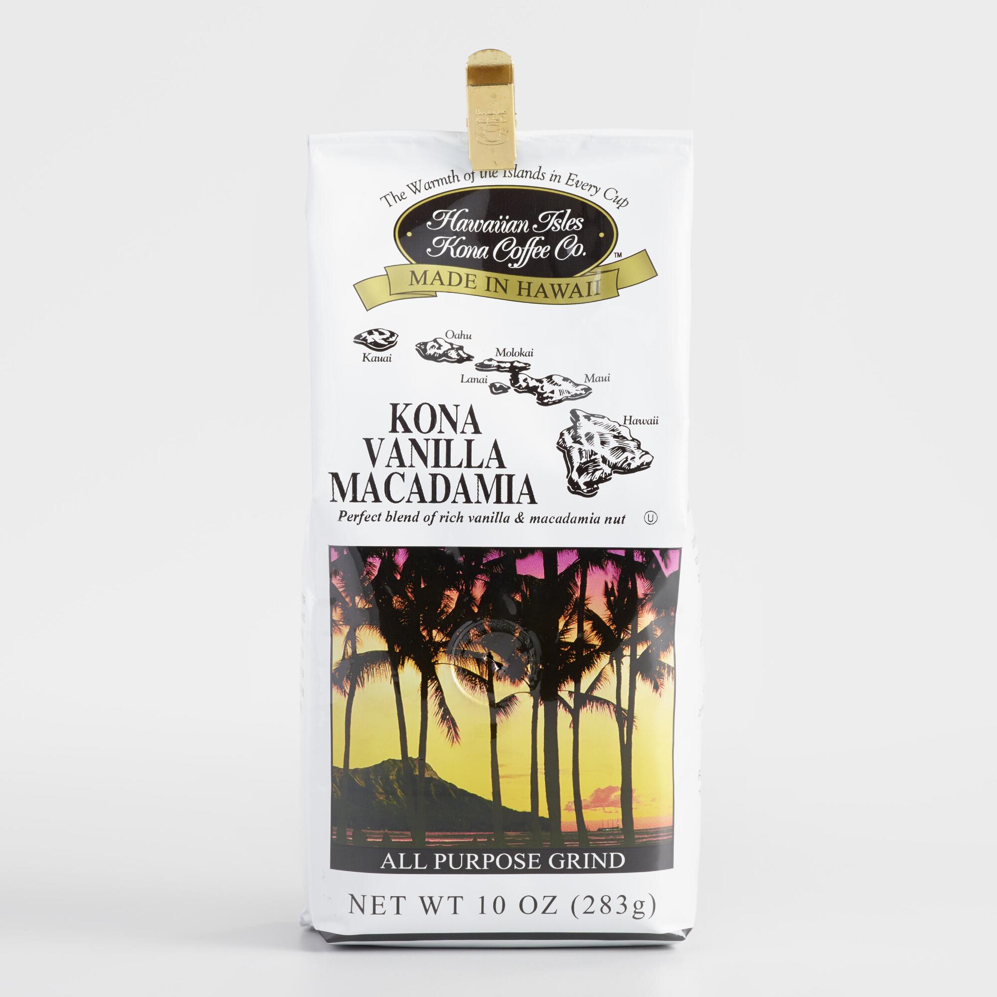 Hawaiian Isles Vanilla Macadamia Kona Coffee by World Market