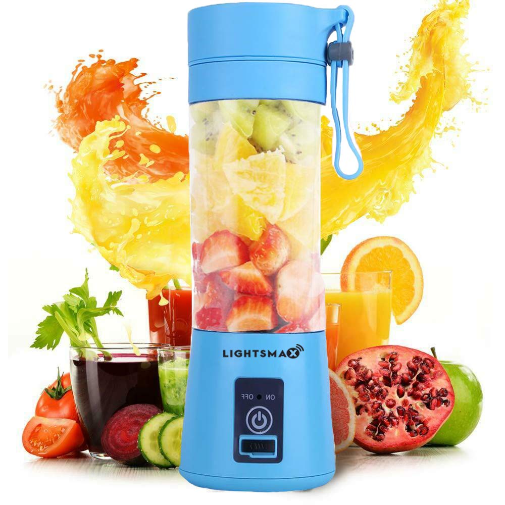 LIGHTSMAX 13-oz Blue 65-Watt Blender Stainless Steel | PSB