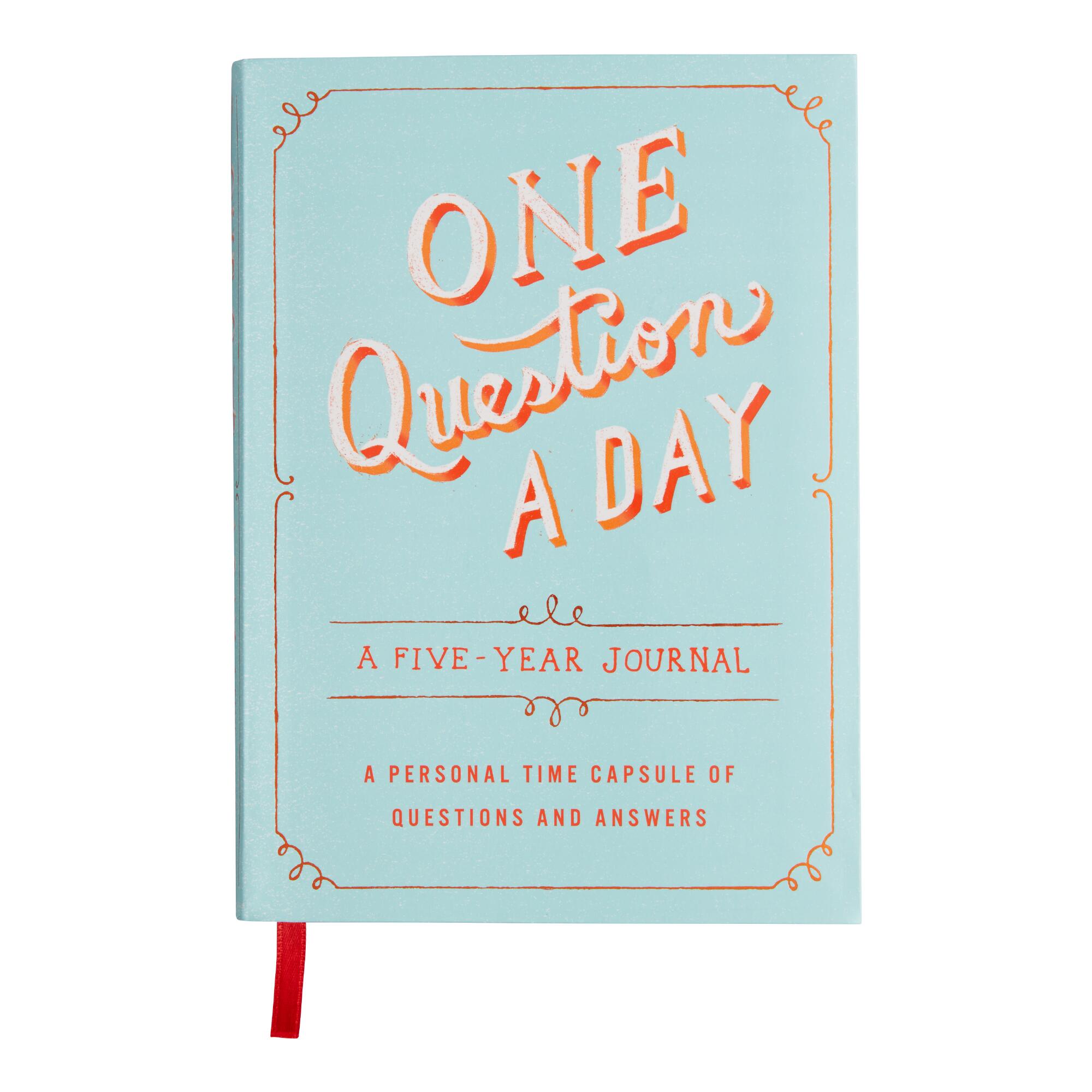 One Question A Day Five Year Journal: Blue - Paper by World Market