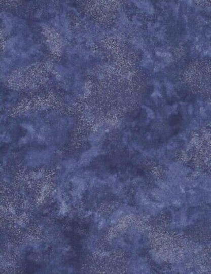 Blender Fabric - Shimmer Metallic Ocean Timeless Treasures Yard