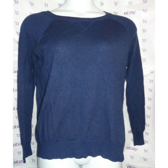 $70 Banana Republic soft wool blend knit snap split hip sweater 44" chest Lg top