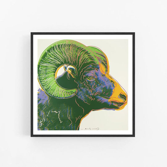 Andy Warhol - Bighorn Ram, Giclee Print, Poster