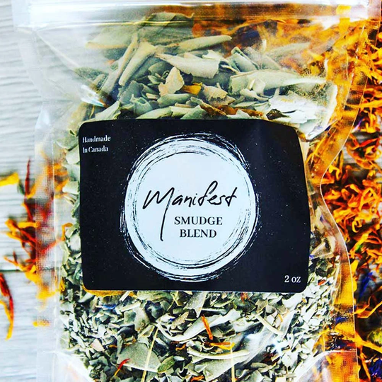 Manifest Smudge Blend, Blend For Success, Creativity & Vitality, Sage Kit Beginner
