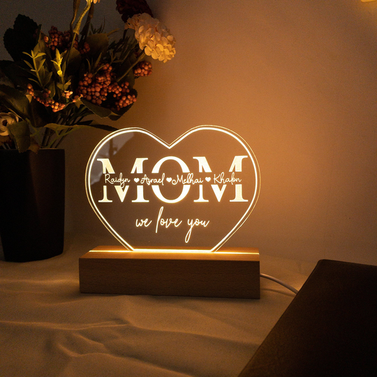 Gift For Mom 2022, Night Light Mommy, Mother's Day Gift, Personalized Gifts Mom, Mom Present