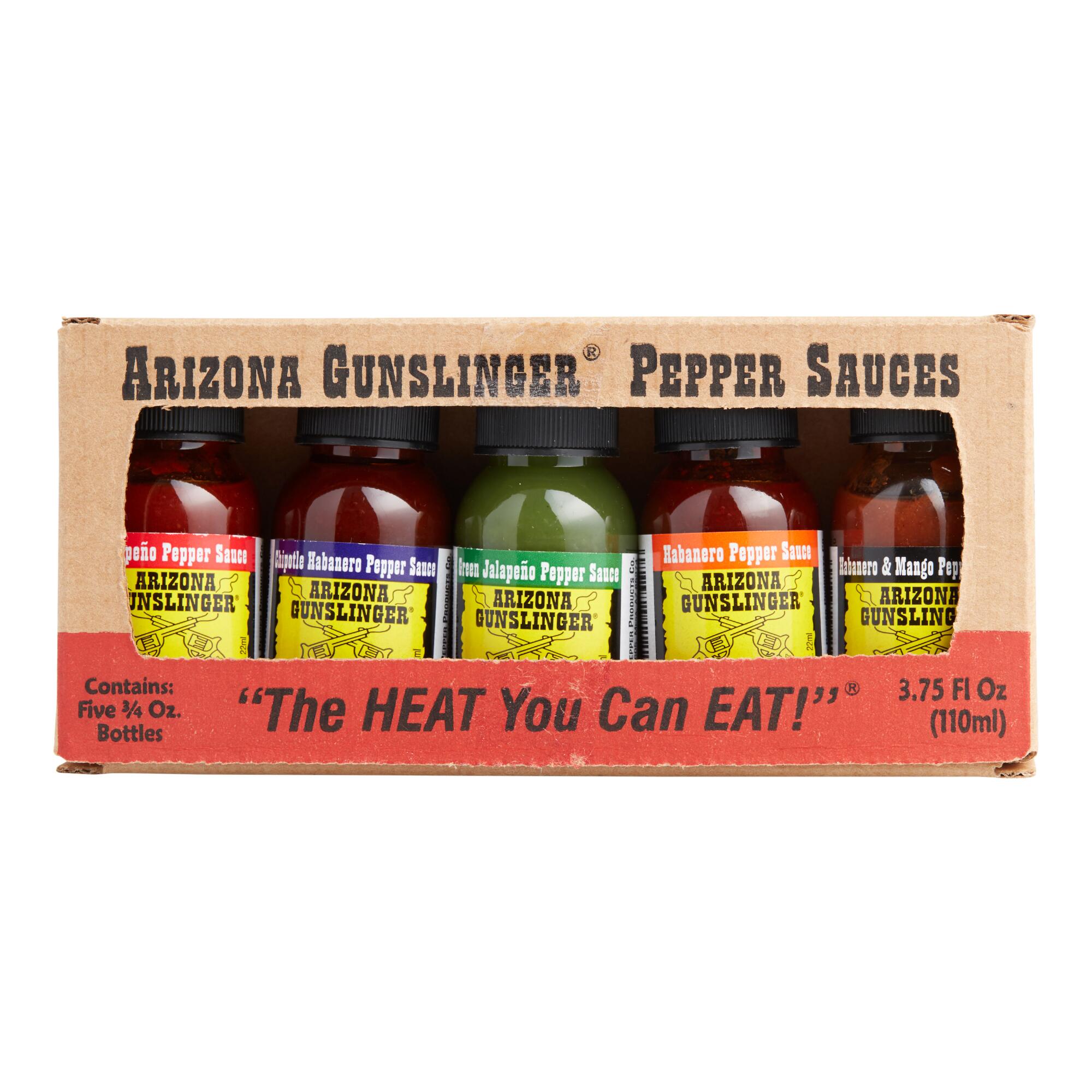 Mini Arizona Gunslinger Pepper Sauces 5 Pack by World Market