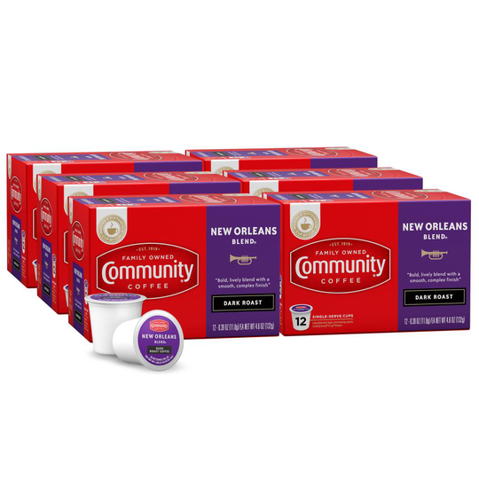 Community Coffee 72-Pack New Orleans Blend Single-Serve Coffee K-cup | 16315-6