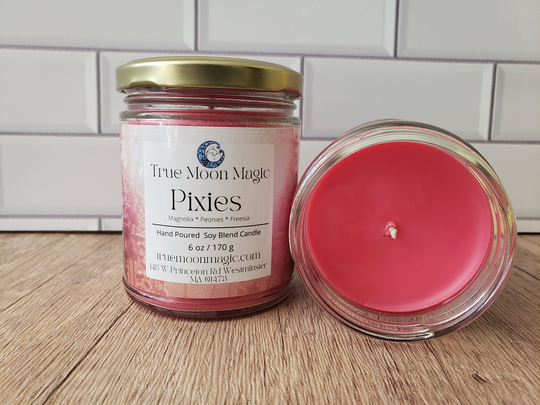 Pixies | Floral Medium 6 Oz Soy Blend Candle