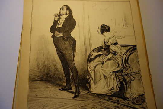 Honore Daumier Marriage For Money Reproduction Cartoon On Married Life 1968 Original Published Lithograph Political Satire Victorian Humor