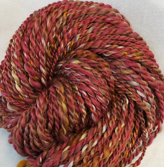 Handspun Wool Blend Yarn For Knitting Crochet