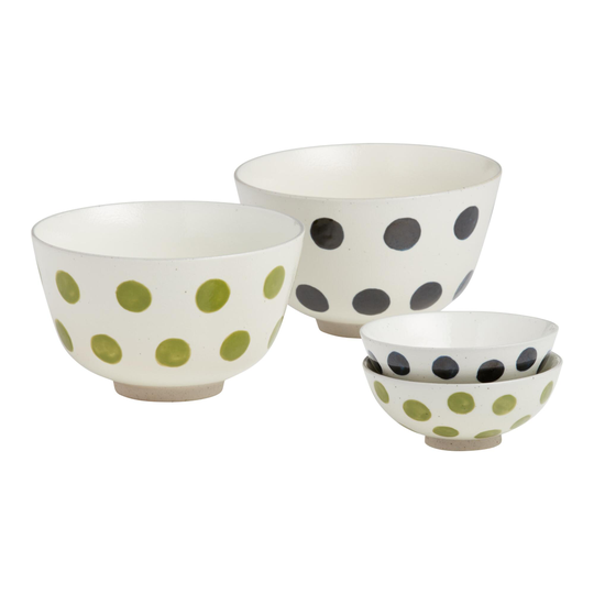 Polka Dot Rice and Noodle Bowl Collection by World Market