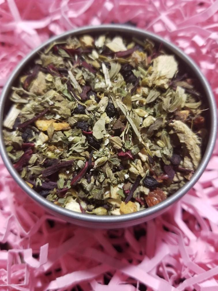 Elderberry Hibiscus & Orange Tea Blend | Immune Building, Cold Season