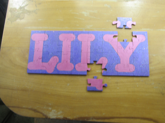 Custom Name Jigsaw Puzzle You Choose & Colors