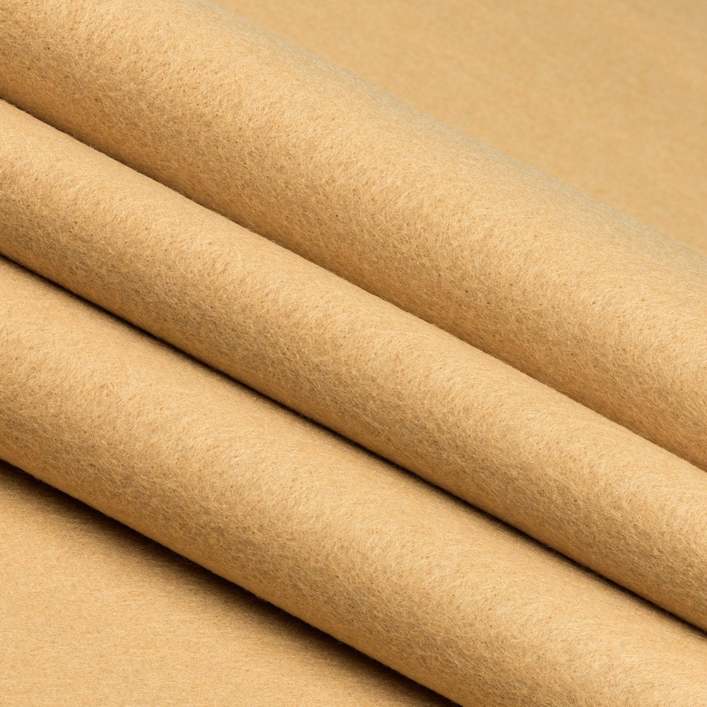 Premium Wool Blend Felt By The Yard // Beige 72 Wide X 1 Yd Long 3/64 Thick"