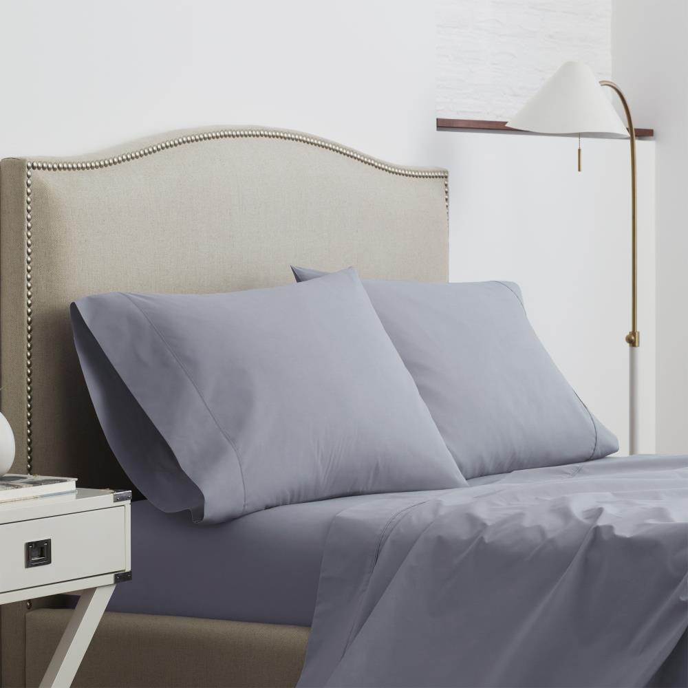 WestPoint Home Martex Purity Sheet Twin Extra-Long Cotton Blend Bed Sheet in Blue | 028828408273