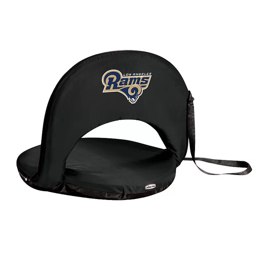 Picnic Time Los Angeles Rams Oniva Portable Chair, Black