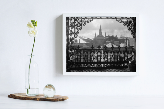 A Vista Through Iron Lace, New Orleans. Photograph Taken Between 1920 & 1942; From A Negative Taken 1926