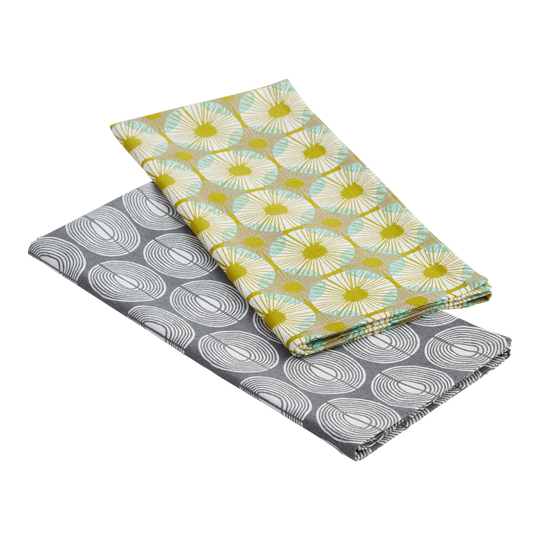 Jen Hewett Organic Cotton Kitchen Towels Set of 2 by World Market