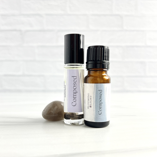Composed Essential Oil Blends | Crystal Infused Aromatherapy For Stress Relief Available in Pure Or Roller