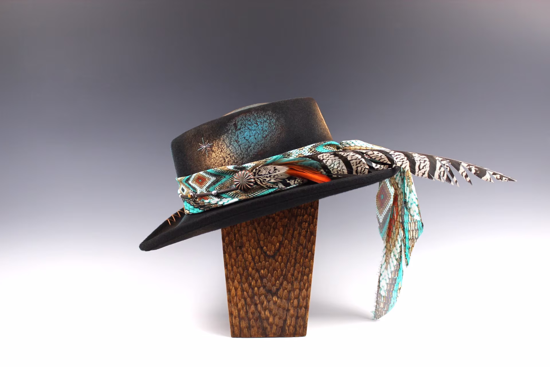 The Tequila Sunrise Gambler Hat