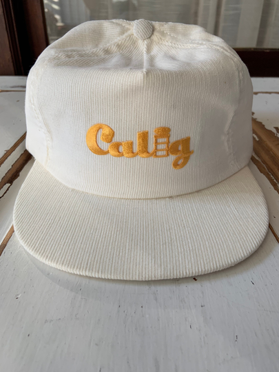 Vintage Nos 1980's Culig Corduroy Snap Back Hat