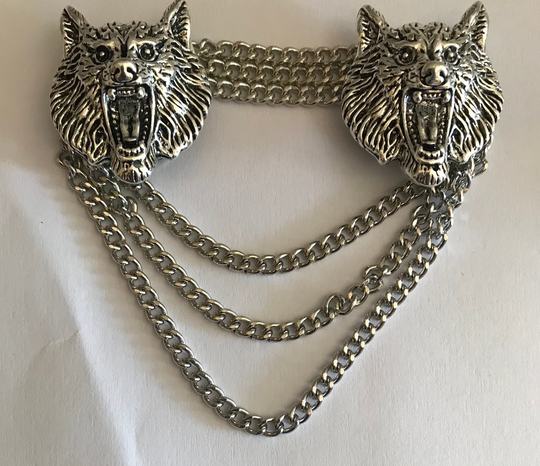 Wolf Cloak Clasp Cape Closure Silver Or Gold