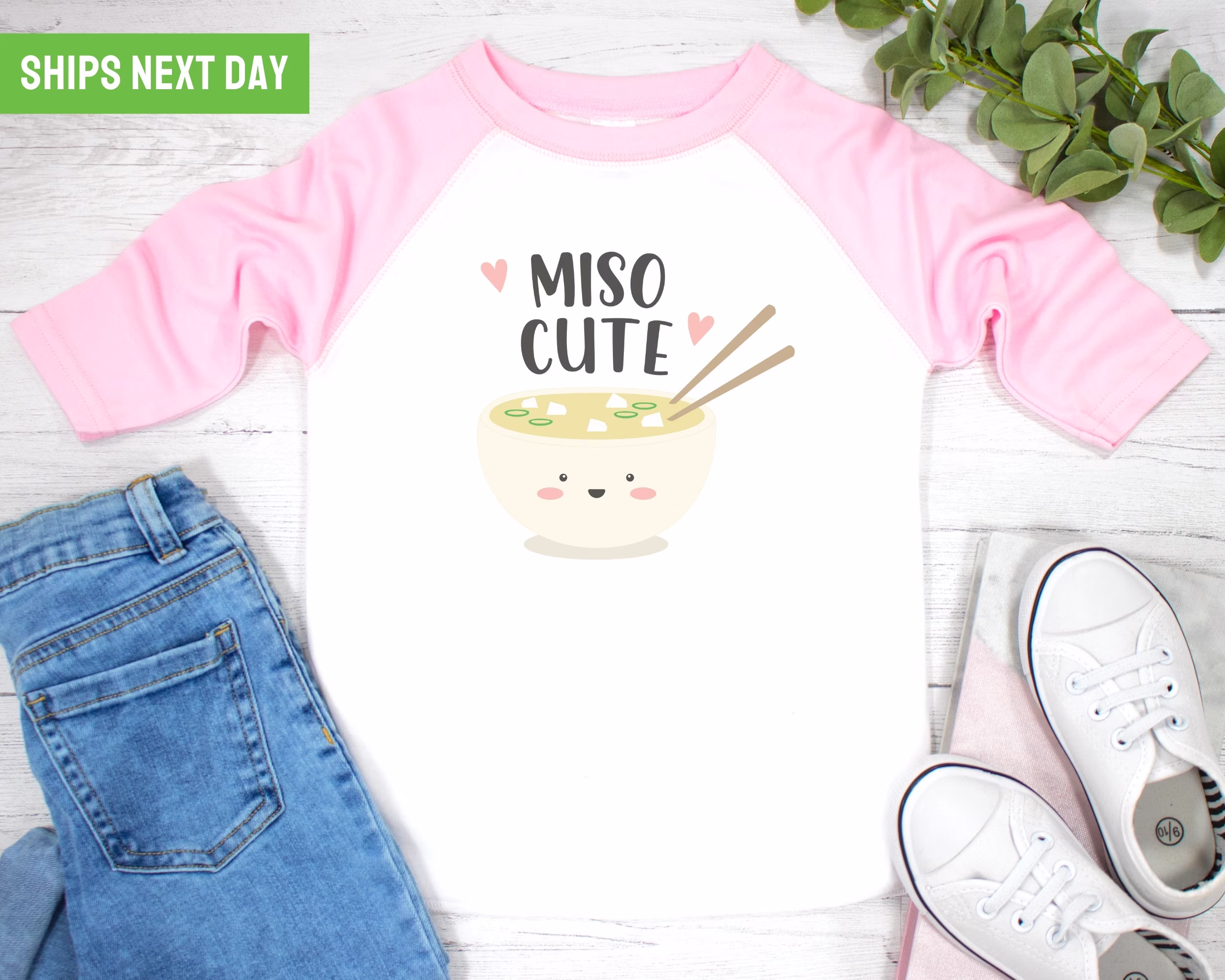 Girl Miso Cute Toddler Tee - Kids Clothes Funny Saying Shirt Food T Ramen Tshirt