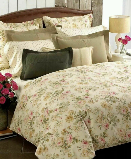 Ralph Lauren Woodstock Garden Floral King Comforter Vintage Rare