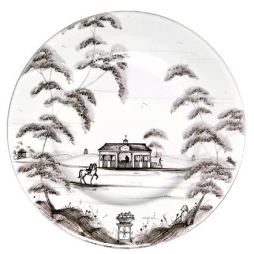 Juliska Country Estate Flint Side/Cocktail Plate Stable 7"L, 7"W, 0.5"H