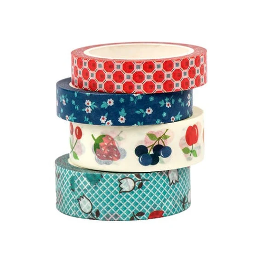 Lori Holt Cook Book Washi Tape, Country Themed Floral Bee in My Bonnet