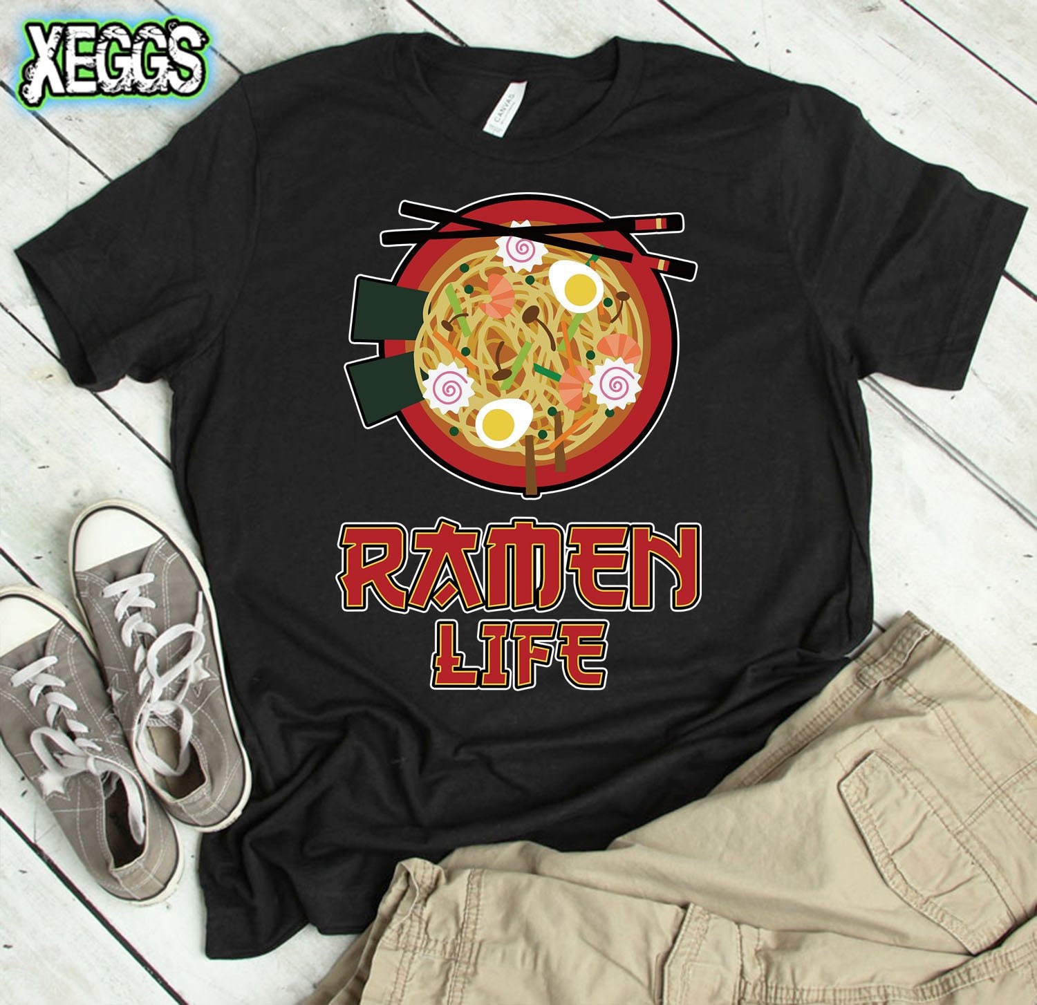 Ramen Life, Ramen, Shirt, Japanese Art, Japan, Foodie Gift, Food Japanese, Noodle Life Shirt