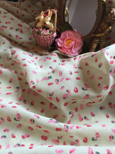 Vintage Cotton/Wool Blend Fabric