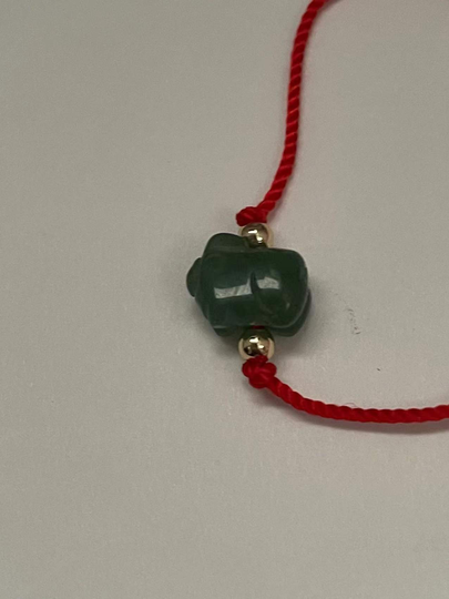 Boar - Real Jade Zodiac Lucky Bracelet & Anklet Year Of Good Luck Tiger 2022