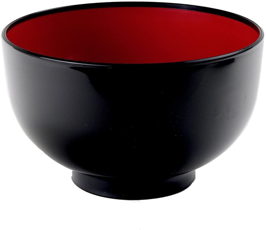Japanese Plastic Noodle Soup Bowl 38 Oz, Microwave & Dishwasher Safe Asian Theme Restaurant Miso Or Rice For Serving