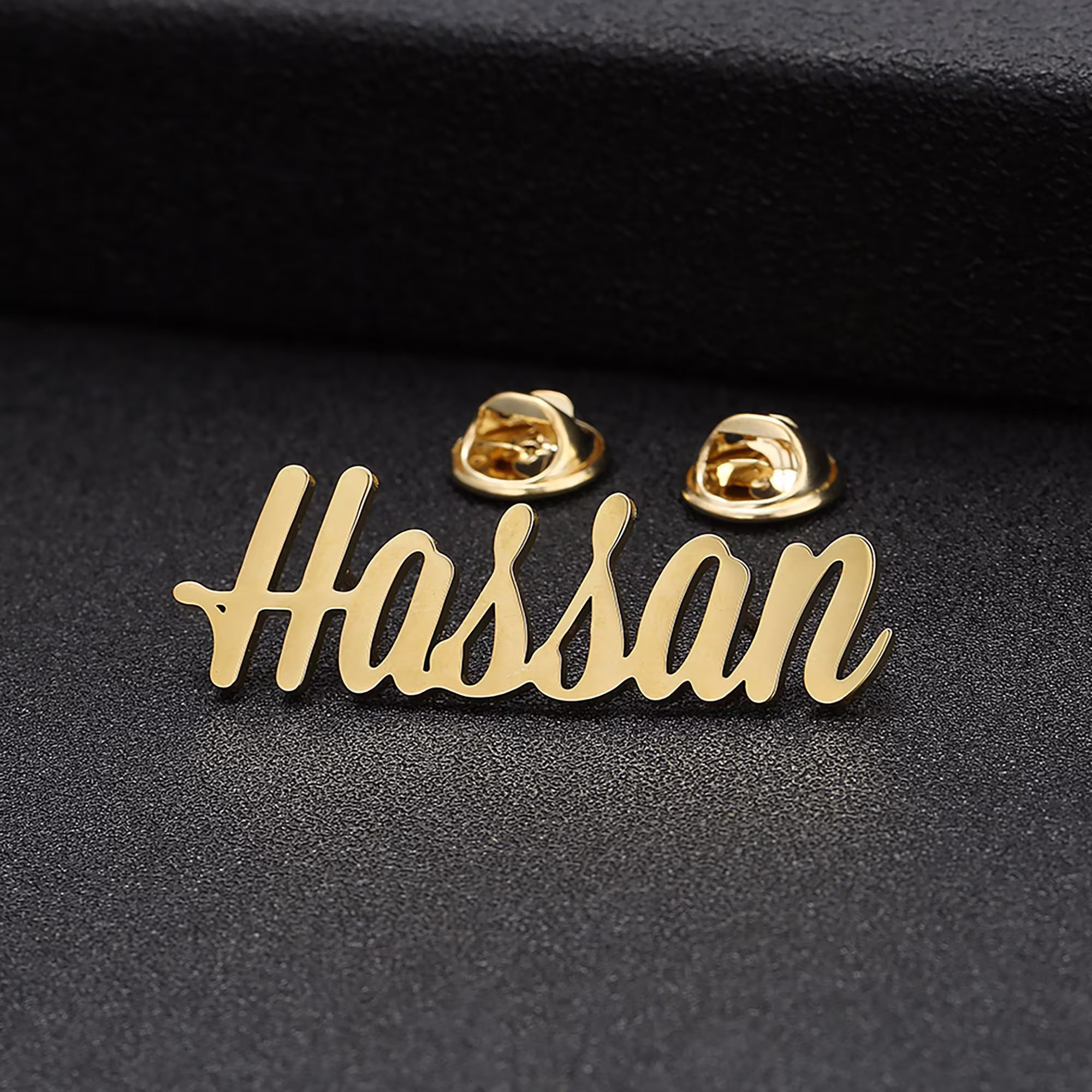 Customized Name Tage Pins, Stainless Steel Word Lapel Pin, Monogram Brooch, Personalized Jewelry, Custom Pin Gifts For Members