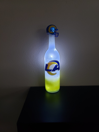 Los Angeles Rams Lighted Bottle