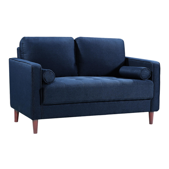 Tufted Brant Loveseat: Blue by World Market