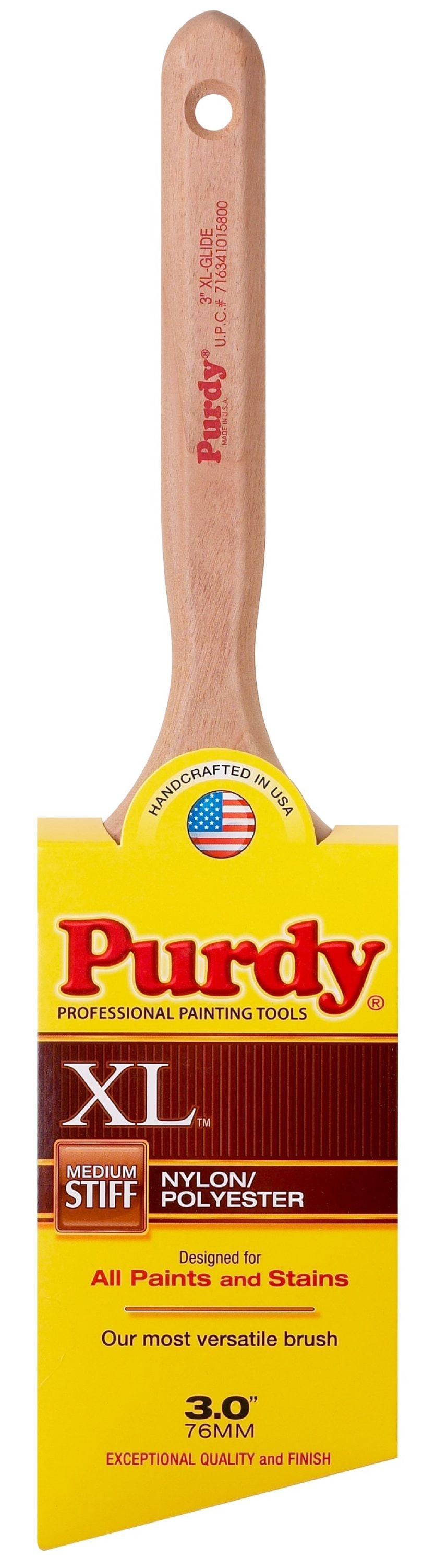 Purdy XL Glide Nylon- Polyester Blend Angle 3-in Paint Brush | 144152330