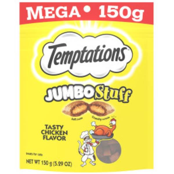 Temptations Jumbo Stuffed Chicken Cat Treat