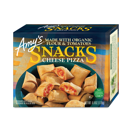 2-Pack Amy's Cheese Pizza Snacks 6 oz box