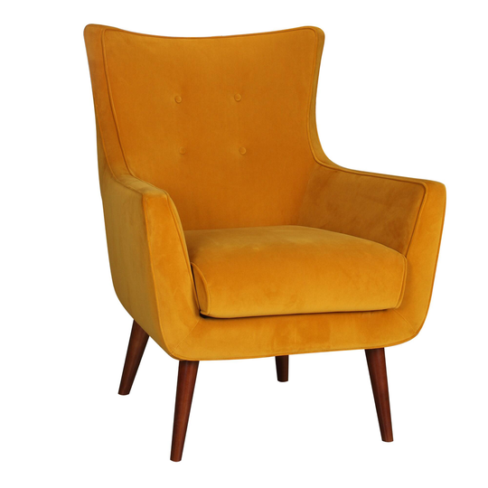 Damon Upholstered Armchair: Blue by World Market