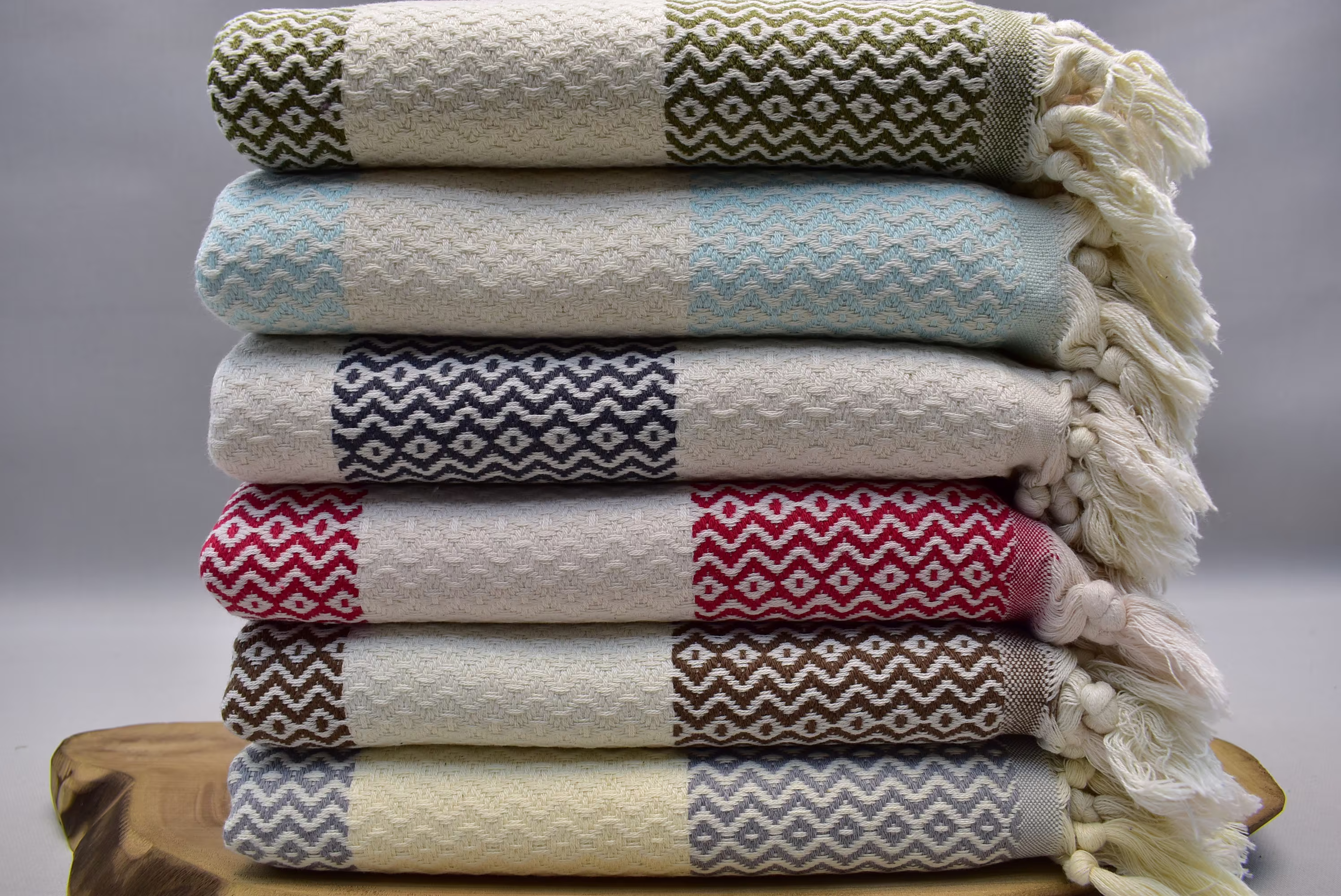 Turkish Set Hand Towel, 6 Pieces Head Face Small Cotton Towel 18 X 38 Inch Eros Set-3 Pshkr, G2