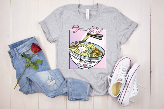 Cute Retro 90S Japanese Kawaii Ramen Lover Funny Noodles, Gift For Asian Foodies, Sanratanmen, Champo, Ramyeon Fan