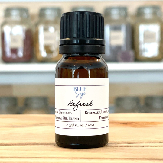 Refresh Blend Essential Oil 100% Pure - 10Ml Dropper Bottle
