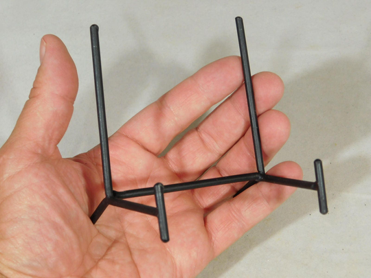 Easel Display Stand Very Sturdy Medium Sized Black Iron